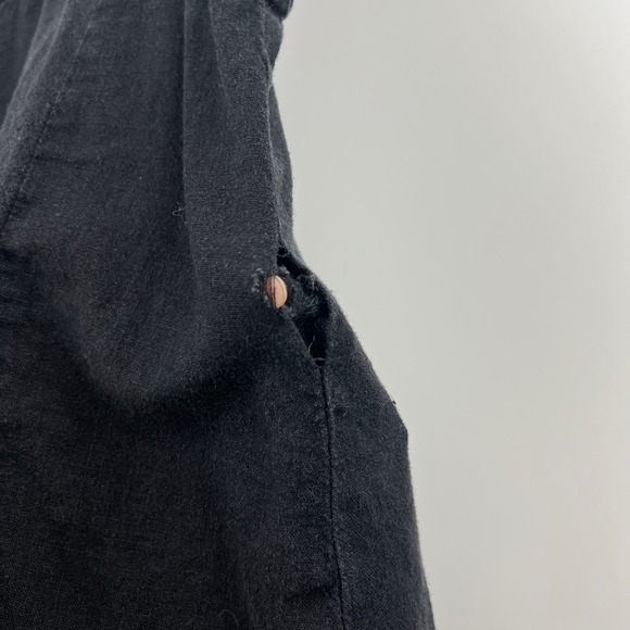 Vintage Zero Line "Maternity" Linen Embroidered Rainbow Floral Women Large - XL - Picture 7 of 9